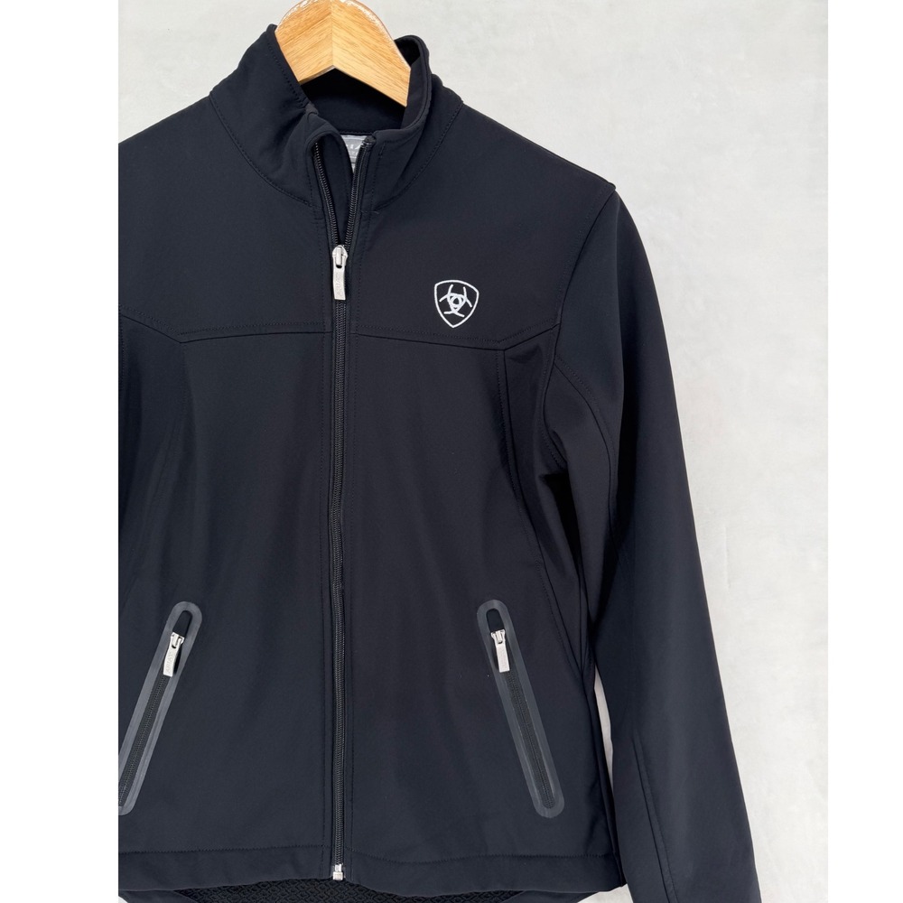 Ariat Women Black AriatTEK Softshell Water Repellent Full Zip Jacket XS